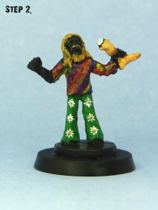 Step 2: Paint clothing etc.