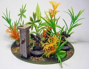 Jungle terrain with em4 troopers