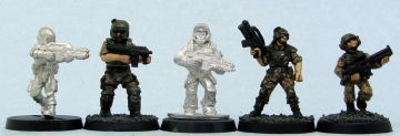 L to R: Hasslefree, Defiance, Sgt. Major, em4, 1st Corps