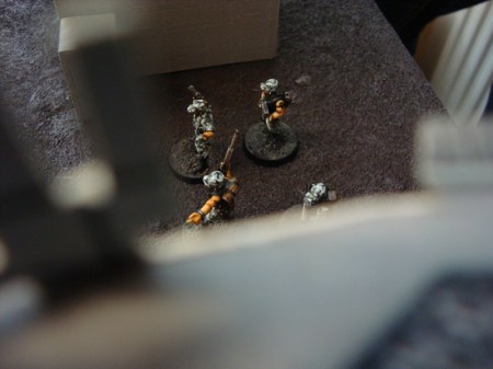 Lt. Dircks leads his men