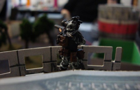 Cpl. Thoreaux looks on as Privalov is eaten