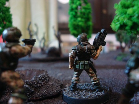 Sgt. Fender leads from the front
