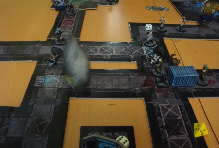 Sgt. Mancala's grenade fail clears the corridor