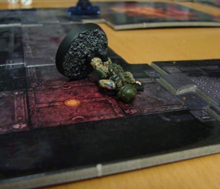 ...as Lau crawls towards safety