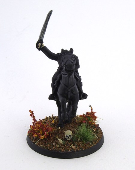 Picture of headless horseman miniature