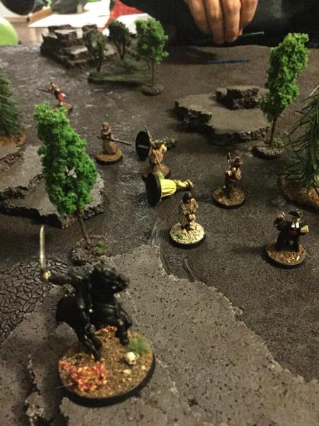 Headless horseman miniature