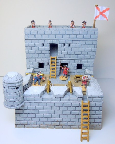 Spanish fort in 28mm